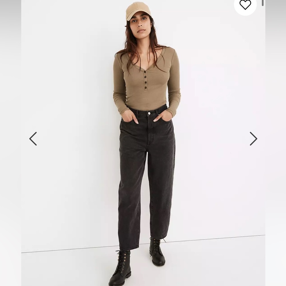 Madewell Balloon Jeans in Noll Wash SIZE 27